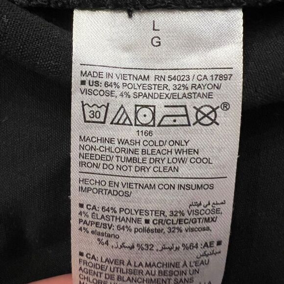 EUC Old Navy Billie High Rise Pull-On Pants – Black – Size Large - Picture 7 of 7